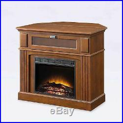 TV Stand with Electric Heating Fireplace Entertainment Center Media Console Table