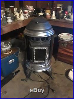 Thelin gnome 31300 btu Pot Belly Pellet Stove working ready fire fireplace