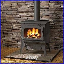 Timberwolf 2200 EPA Certified Wood Burning Stove with Cast Door & Pedestal Kit