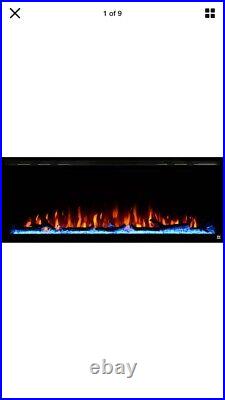 Touchstone 50'' Electric Fireplace Insert or Wall Mount Sideline Elite 80036