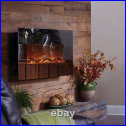 Touchstone Mirror Onyx 50 Wall Mounted Electric Fireplace