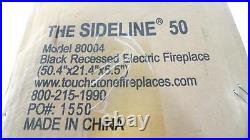 Touchstone Sideline 50 80004 50 Recessed Electric Fireplace