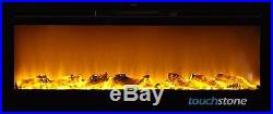 Touchstone Sideline 50 Wide (Wall inset design) Wall Mounted Electric Fireplace