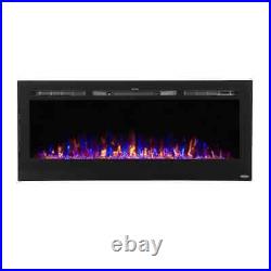 Touchstone The Sideline 50.4-in W Recessed Electric Fireplace With Remote