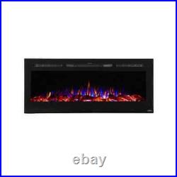 Touchstone The Sideline 50.4-in W Recessed Electric Fireplace With Remote