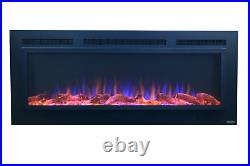 Touchstone The Sideline Steel Mesh Screen 80013 50 Recessed Electric Fireplace
