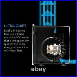 Universal Quiet Fireplace Blower Fan Kit Smart Controller, High Velocity 10