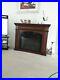 Used_SOLID_Cherry_Wood_Large_Electric_Fireplace_WithRemote_Control_01_bgx