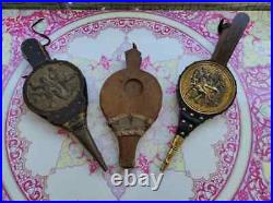 Vintage Fireplace Blower Barbecue Fireside Tools Blowers Fan Manual Set 3 decor