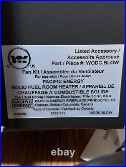 WODC. BLOW (11140001) Wood Stove Blower Fan for Pacific Energy brand new