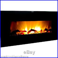 Warm House Valencia 50 Wide Screen Wall Hanging Electric Fireplace VWWF-10306
