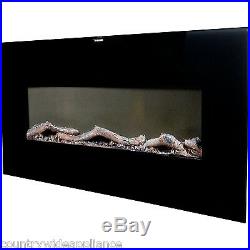 Warm House Valencia 50 Wide Screen Wall Hanging Electric Fireplace VWWF-10306