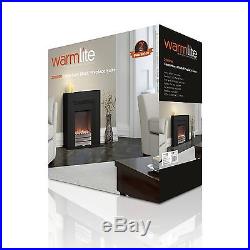 Warmlite WL45013 Canterbury Fireplace Suite 2000 W Black