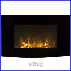 XL Large 35x22 1500W Adjustable Heater Electric Wall Mount Fireplace Elegant