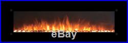 XXL 72 Electric Fireplace Sideline72 Inset Heat Black Touchstone NEW